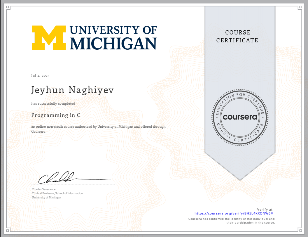 Certificate 1